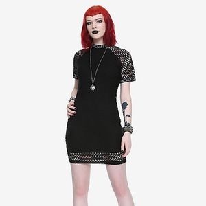 Blackcraft Fishnet Dress Hot Topic Exclusive